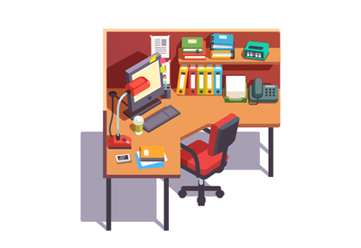 解鎖創(chuàng)造力 2.5D辦公書(shū)桌場(chǎng)景矢量素材與電腦動(dòng)畫(huà)設(shè)計(jì)指南